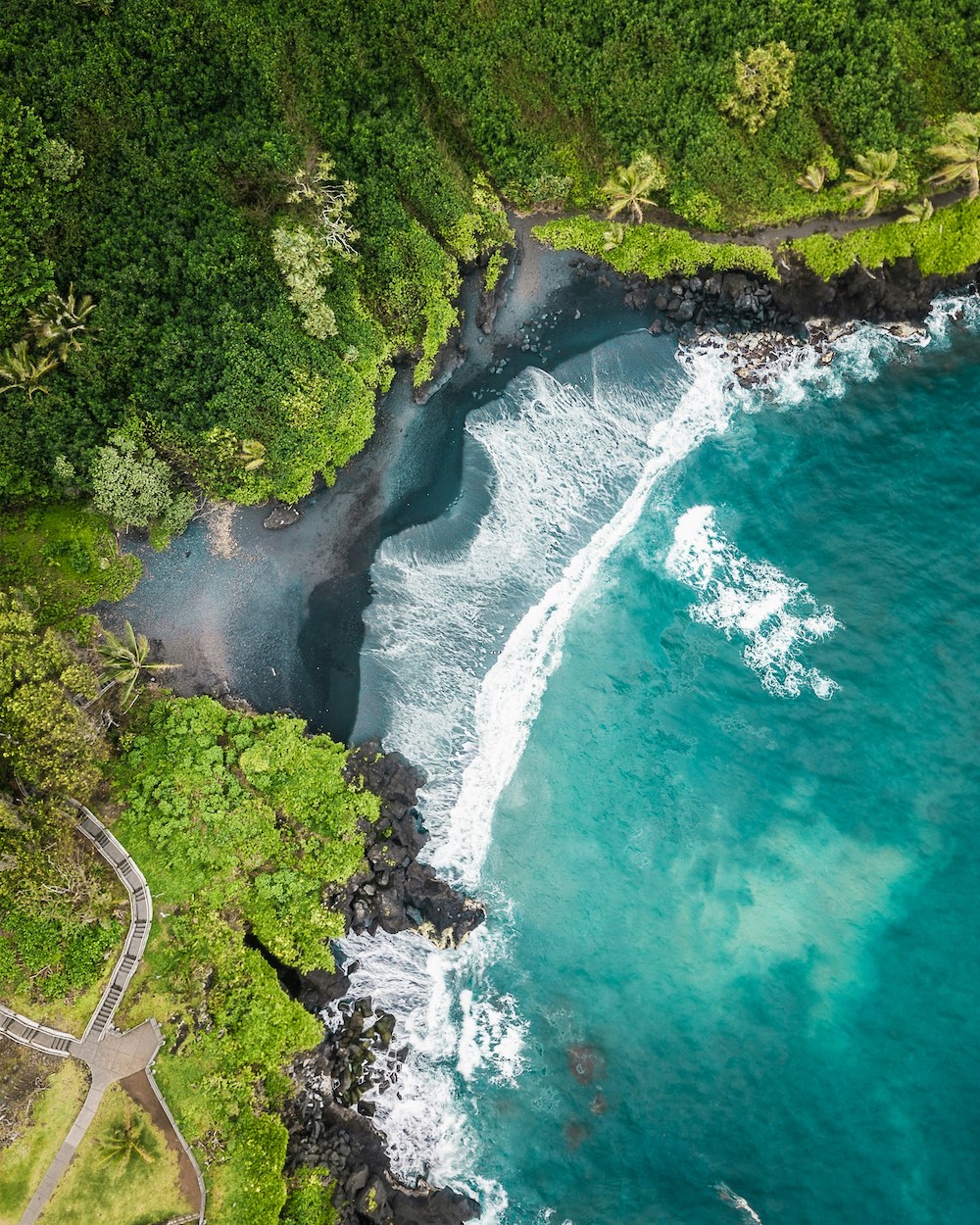 Hana Maui Ariel View
